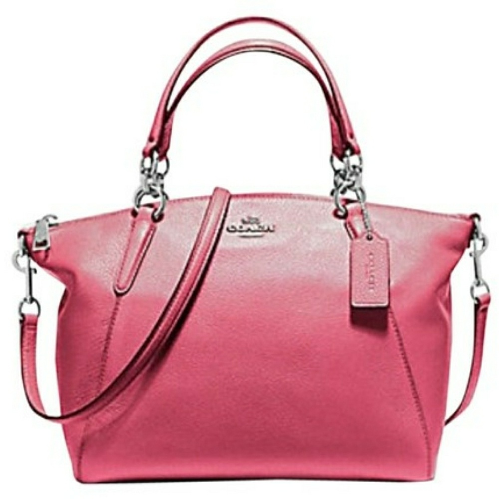 Nwt Coach Small Kelsey in Magenta Pink